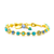 Petite Flower Cluster Bracelet in "Turquoise" *Preorder*