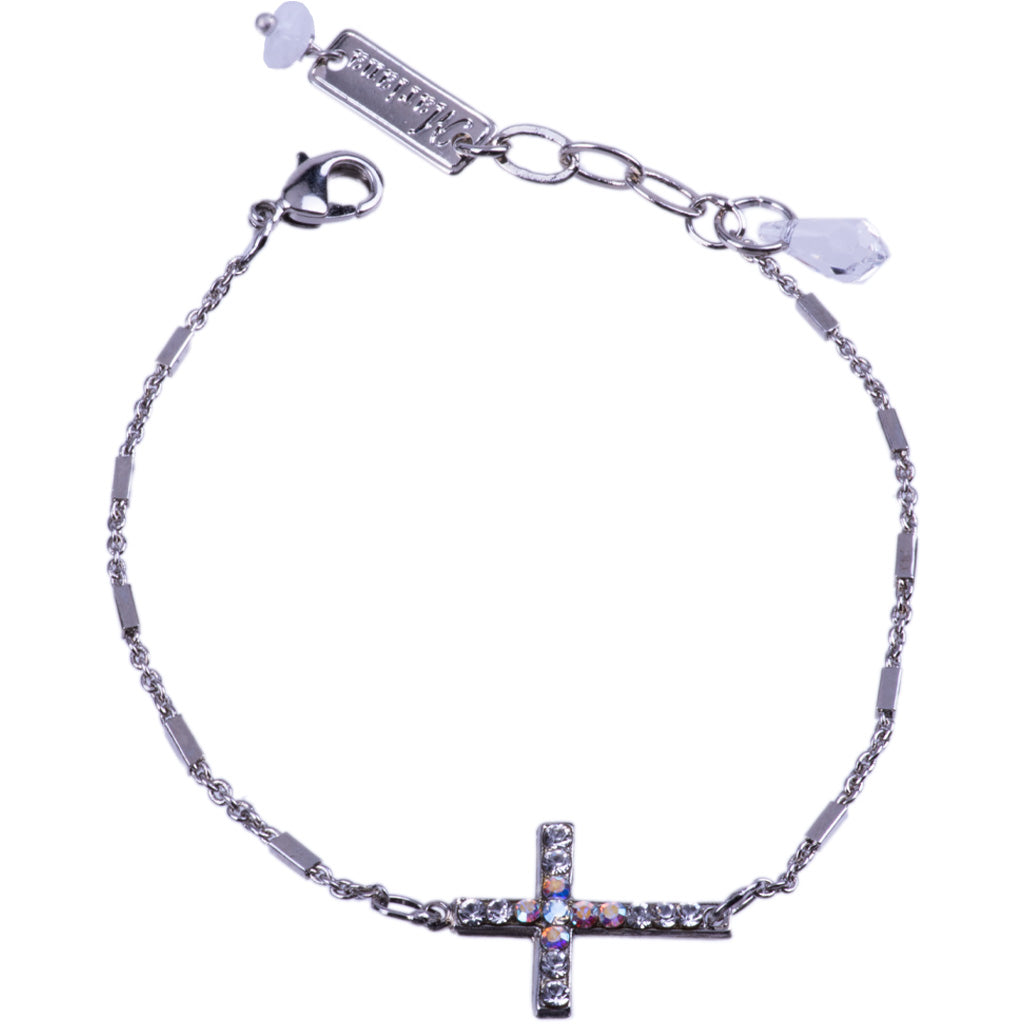 Petite Cross Chain Bracelet in "Winds of Change" *Custom*