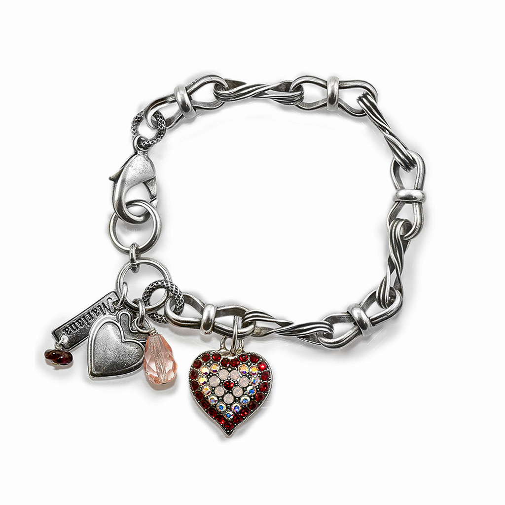 Custom 2025 heart bracelet
