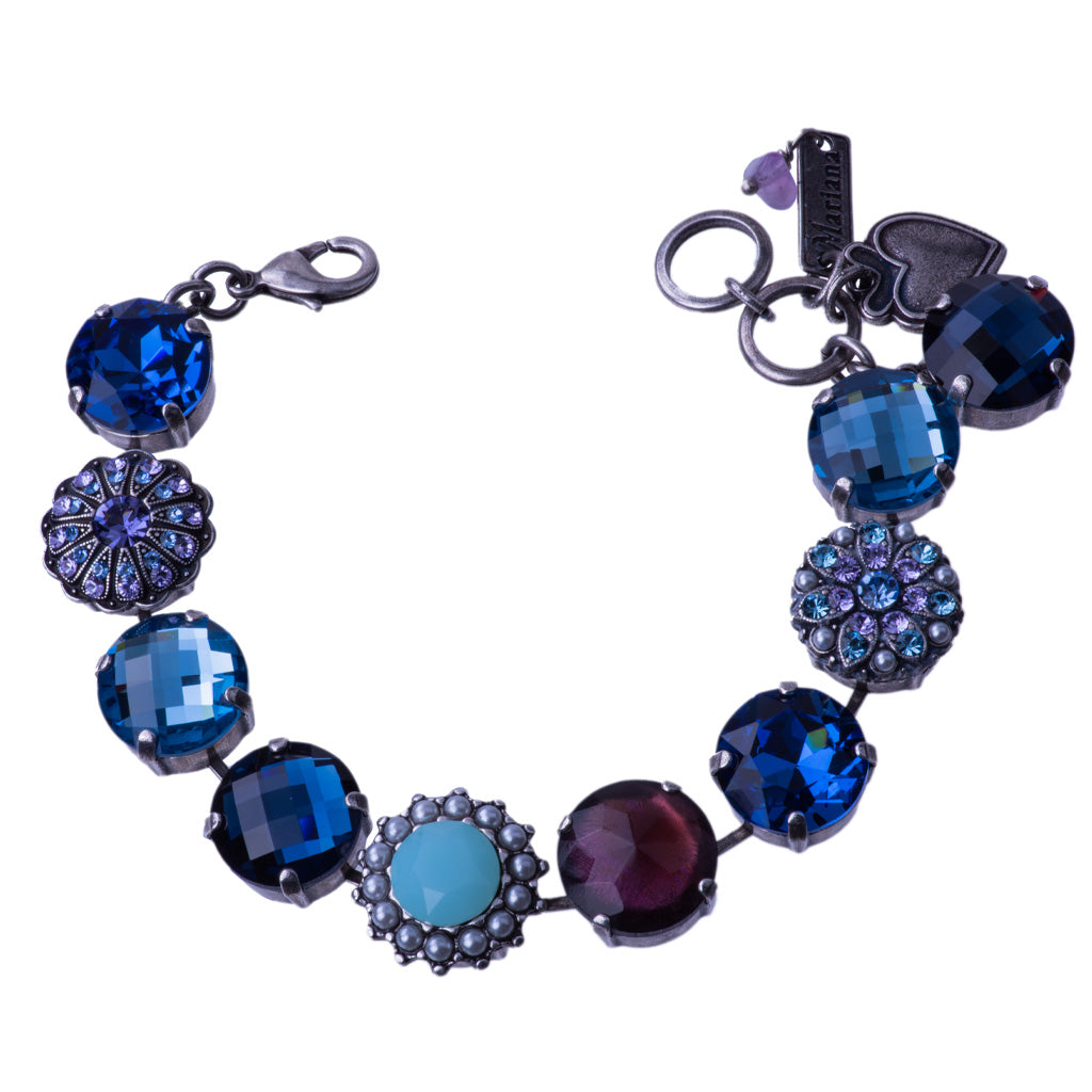 Extra Luxurious Blossom Bracelet in "Electric Blue" *Preorder*