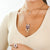Petite Three Stone Pendant in "Romance" *Preorder*