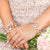 Petite Flower Bracelet in "Love" *Preorder*
