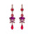 Marquise Elemental Leverback Earrings in "Hibiscus" *Custom*