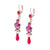 Marquise Elemental Leverback Earrings in "Hibiscus" *Custom*