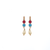 Petite Two Stone Dangle Leverback Earrings in "Happiness" *Preorder*