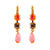 Petite Two Stone Dangle Leverback Earrings in  "Magic" *Preorder*