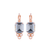 Petite Emerald Cut and Trio Cluster Leverback Earrings in "Earl Grey" *Preorder*
