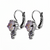 Medium Trio Cluster Leverback Earrings in Sun-Kissed "Lavender" *Preorder*