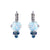 Medium Trio Cluster Leverback Earrings in "Ice Queen" *Custom*