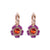 Petite Petunia Leverback Earrings in "Hibiscus" *Preorder*