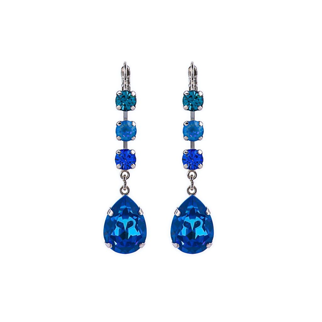 Fun Finds Round and Pear Leverback Earrings in "Sleepytime" *Preorder*