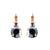 Large Double Stone Leverback Earrings in "Rocky Road" *Preorder*