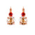 Large Double Stone Leverback Earrings in "Magic" *Preorder*