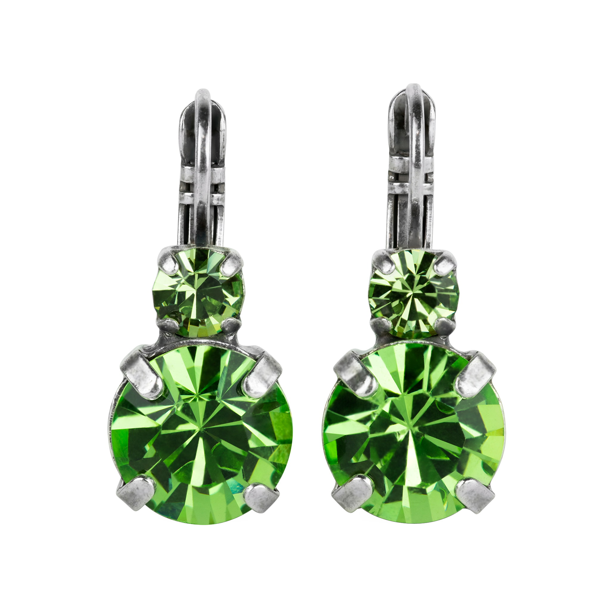 Large 2025 peridot earrings