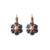 Large Flower Leverback Earrings in "Blue Moon" *Preorder*