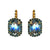 Extra Luxurious Oval Halo Leverback Earrings in "Fairytale" *Preorder*