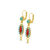 Halo Marquise Dangle Leverback Earrings "Happiness" *Preorder*