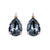Lovable Pear Leverback Earrings in "Black Diamond" *Preorder*