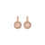 Medium Pavé Leverback Earrings in "Chai" *Preorder*