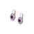 Lovable Daisy Leverback Earrings in "Wildberry" *Custom*