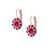 Lovable Daisy Leverback Earrings in "Hibiscus" *Preorder*