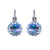 Medium Rosette Leverback Earrings in "Ice Queen" *Preorder*