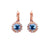 Medium Rosette Leverback Earrings in "Fairytale" *Preorder*