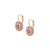 Pavé Leverback Earrings in "Chai" *Preorder*