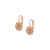 Large Rosette Leverback Earrings in "Chai" *Custom*