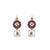 Pavé and Round Leverback Earrings in "Cake Batter" *Preorder*