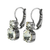 Medium Double Stone Leverback Earrings in "On A Clear Day" *Custom*
