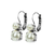 Medium Double Stone Earrings in Cream Pearl *Preorder*
