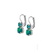 Medium Double Stone Leverback Earrings in "Serenity" *Preorder*
