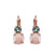 Medium Double Stone Leverback Earrings in "Enchanted" *Preorder*