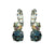 Medium Classic Two-Stone Leverback Earrings in "Fairytale" *Preorder*