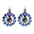 Extra Luxurious Dahlia Leverback Earrings in "Ice Queen" *Custom*