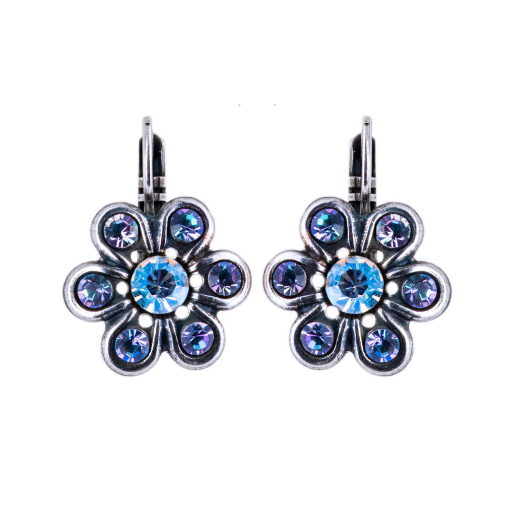 Extra Luxurious Buttercup Leverback Earrings in "Ice Queen" *Custom*