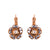 Large Cosmos Leverback Earrings in "Rocky Road" *Preorder*