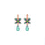 Wallflower Leverback Earrings in "Chamomile" *Custom*