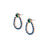 Horseshoe Post Earrings in "Chamomile" *Custom*