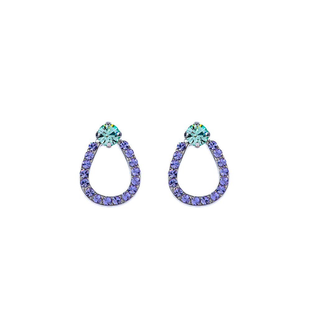Horseshoe Post Earrings in "Matcha" *Custom*