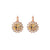 Extra Luxurious Rosette Leverback Earrings in "Chai" *Custom*