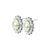 Extra Luxurious Rosette Post Earrings in "Ivory" *Custom*