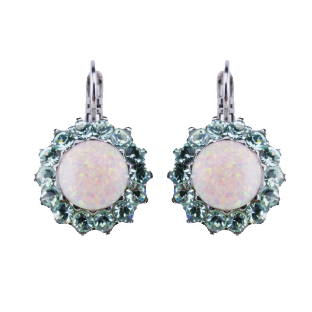 Extra Luxurious Rosette Leverback Earrings in "Enchanted" *Preorder*