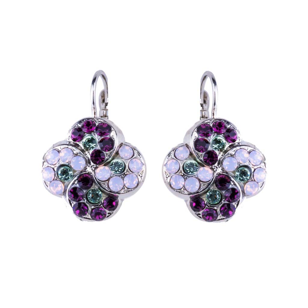 Extra Luxurious Clover Leverback Earrings in "Enchanted" *Custom*