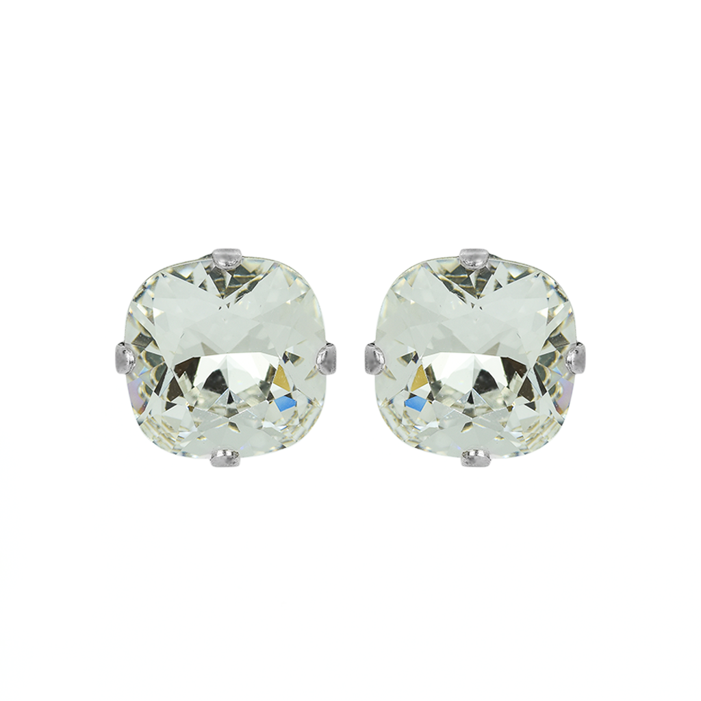Cushion Cut Bridal Post Earrings in "On A Clear Day" *Preorder*