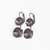 Small and Large Cushion Cut Leverback Earrings Sun-Kissed "Twilight" *Preorder*