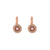 Petite Pavé Leverback Earrings in "Chai" *Preorder*