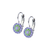 Petite Pavé Leverback Earrings in "Matcha" *Preorder*