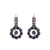 Medium Flower Leverback Earrings in "Rocky Road" *Preorder*